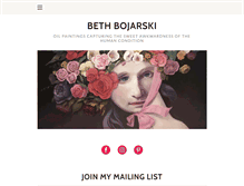 Tablet Screenshot of bethbojarski.com